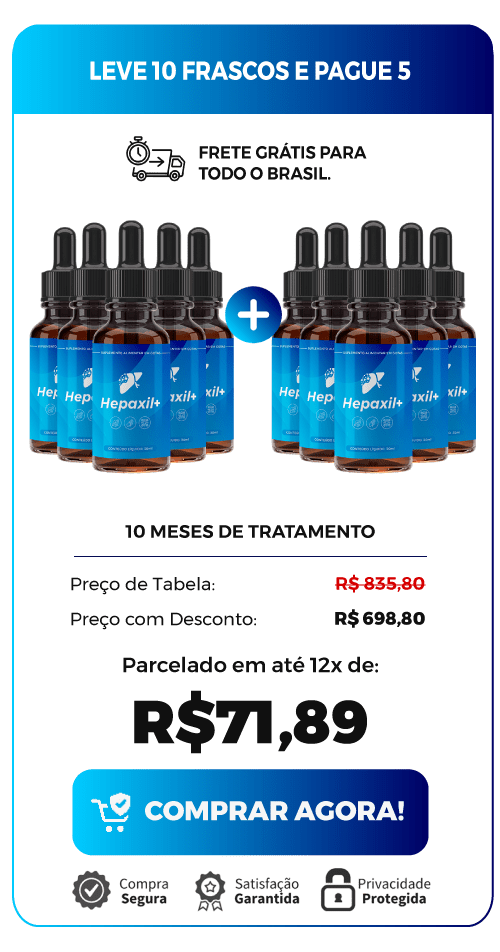 10 frascos Hepaxil+